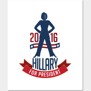 Hillary Clinton for President Posters and Art